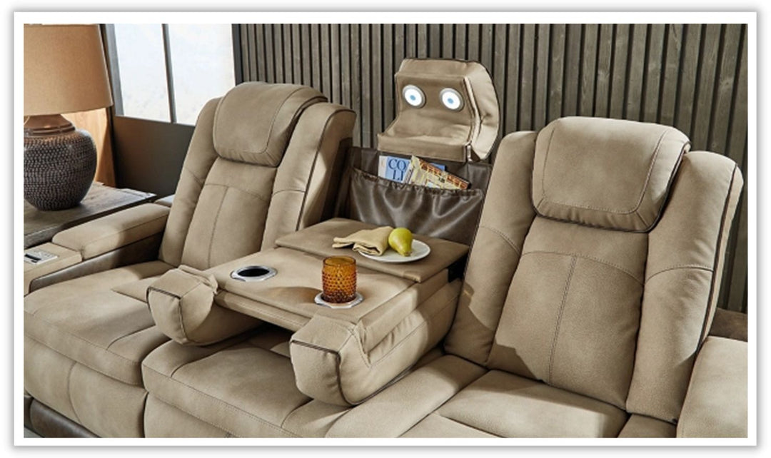 Modern Heritage Next Gen 3-Seater Leather Power Reclining Sofa