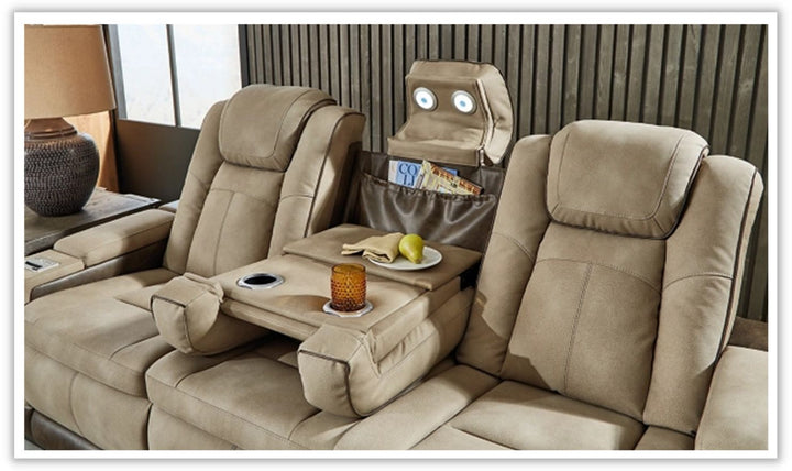 Modern Heritage Next Gen 3-Seater Leather Power Reclining Sofa