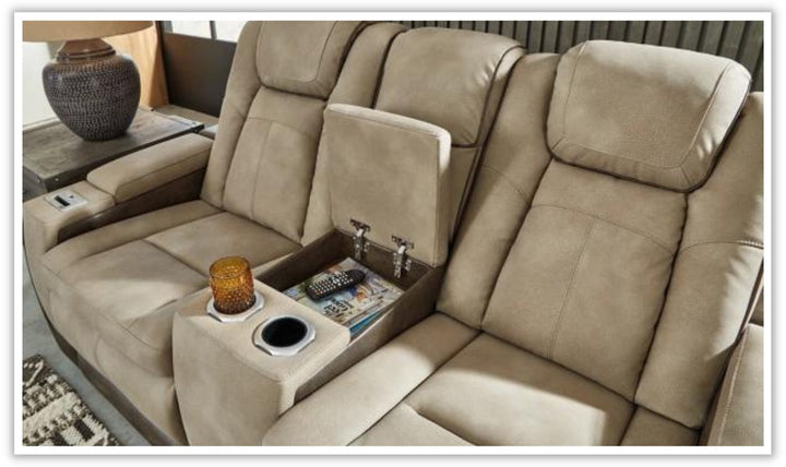 Modern Heritage Next Gen Power Reclining Loveseat with Console