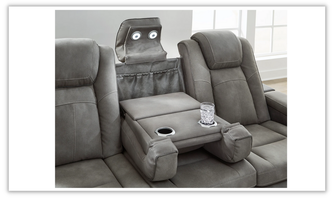 Modern Heritage Next Gen 3-Seater Leather Power Reclining Sofa
