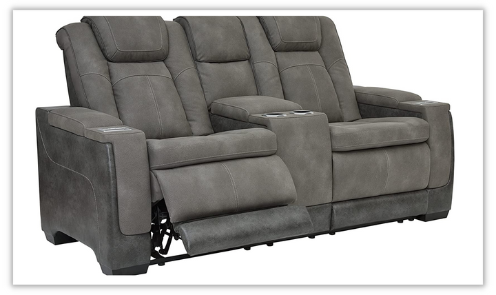 Modern Heritage Next Gen Power Reclining Loveseat with Console