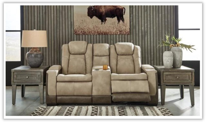 Modern Heritage Next Gen Power Reclining Loveseat with Console