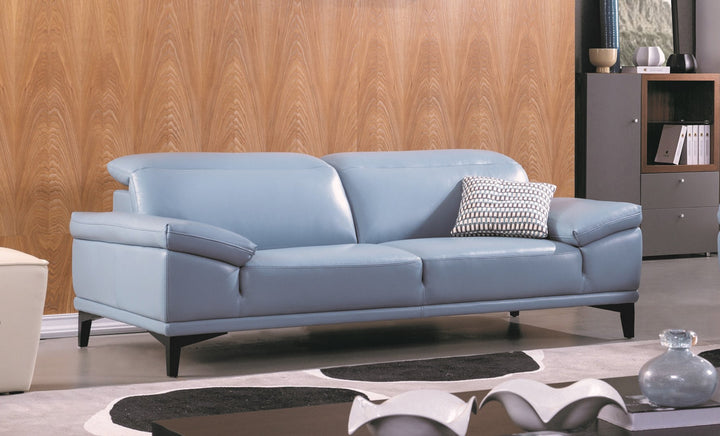 Gio Italia Daisy 2-piece Leather Living Room Set with Foam Cushions