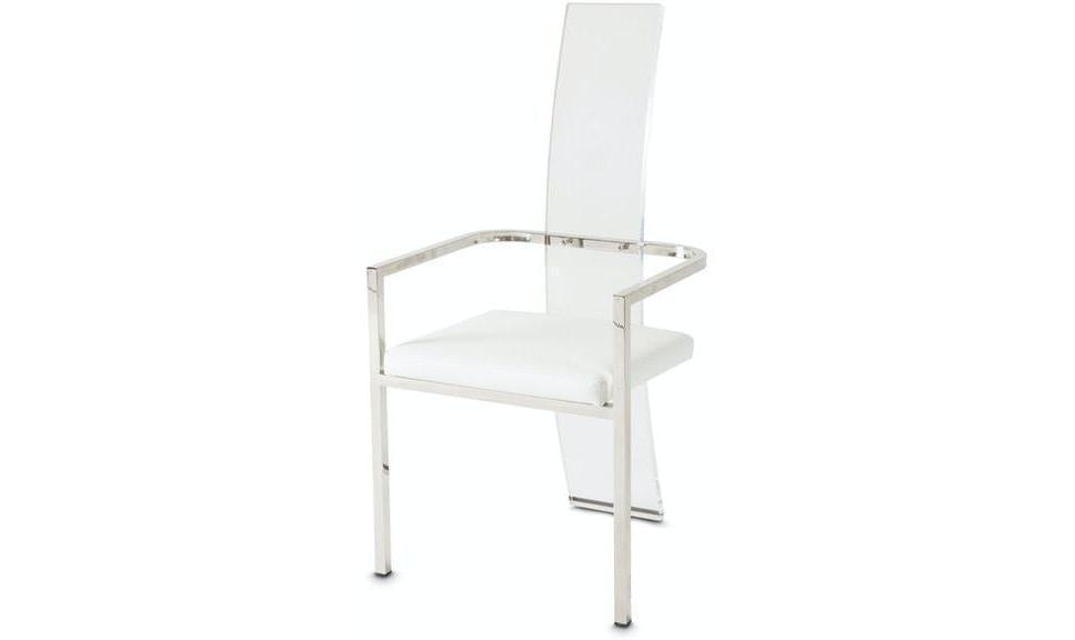 Acrylic shop arm chair
