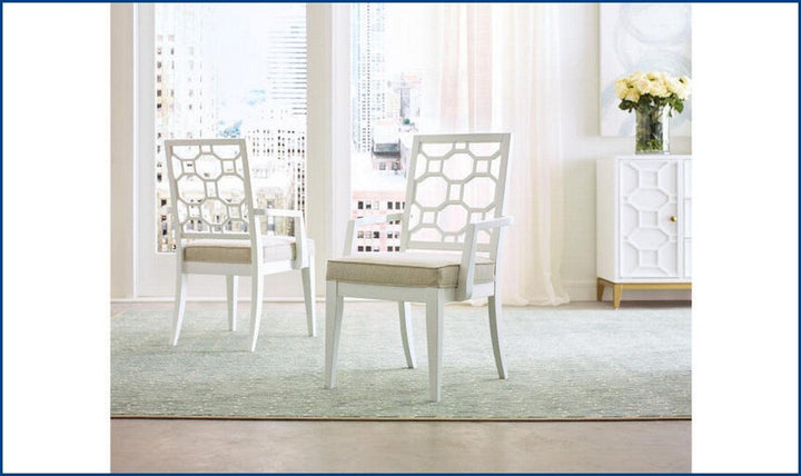 Chelsea by Rachael Ray Lattice Back Side Chair (Set of 2)-Dining Side Chairs-Jennifer Furniture