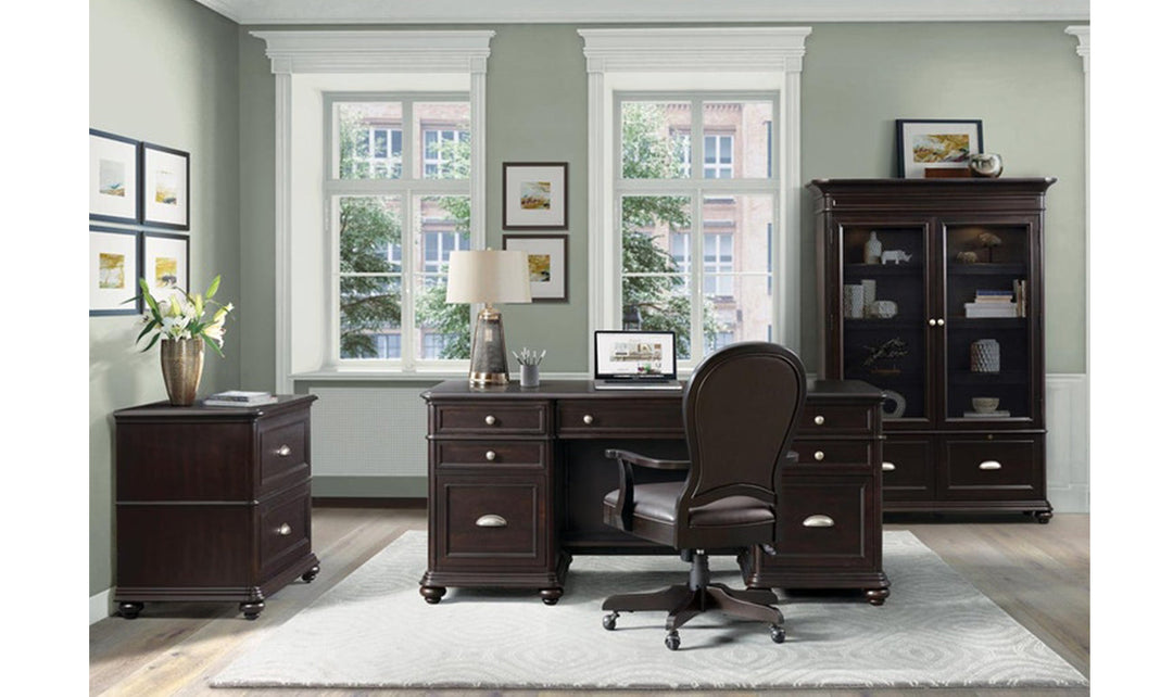 Clinton Hill Display Cabinet 1-Desks-Jennifer Furniture