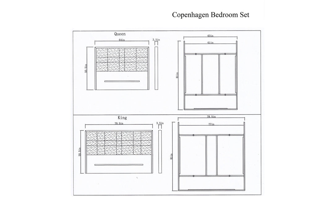 Copenhagen Bed-Beds-Jennifer Furniture