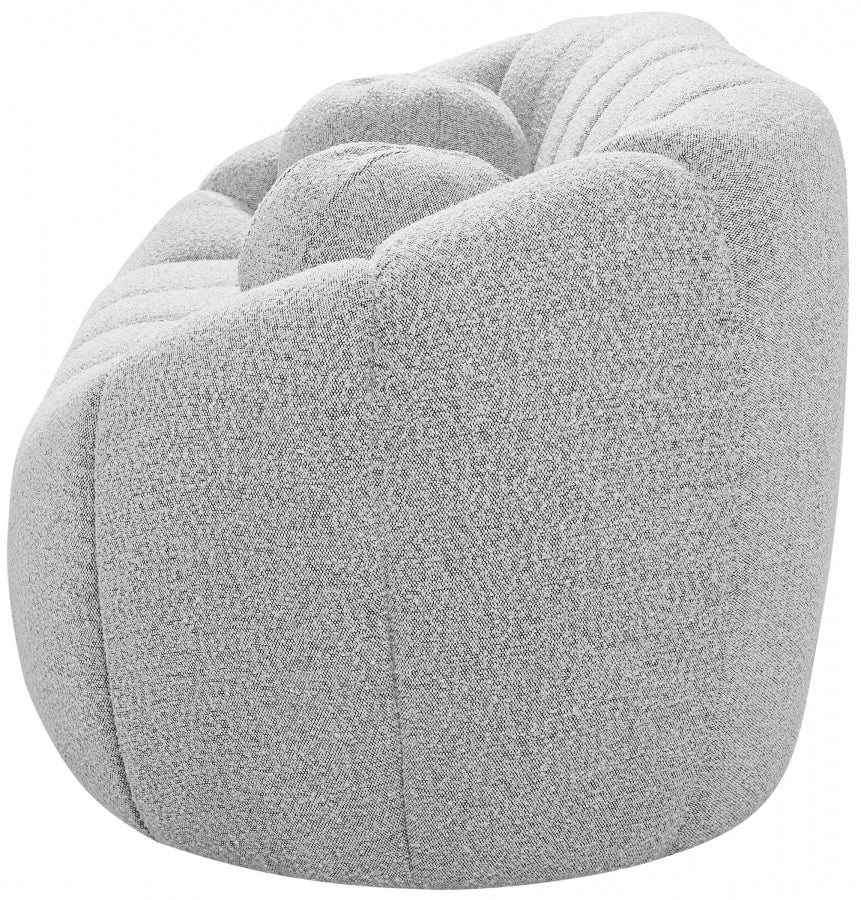 Elijah Boucle Loveseat-Loveseats-Jennifer Furniture