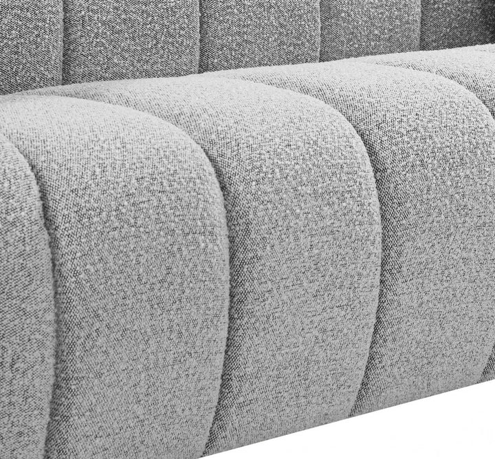 Elijah Boucle Loveseat-Loveseats-Jennifer Furniture