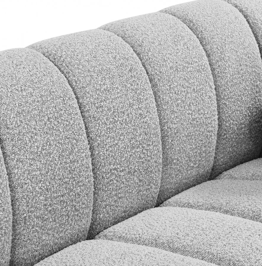 Elijah Boucle Loveseat-Loveseats-Jennifer Furniture