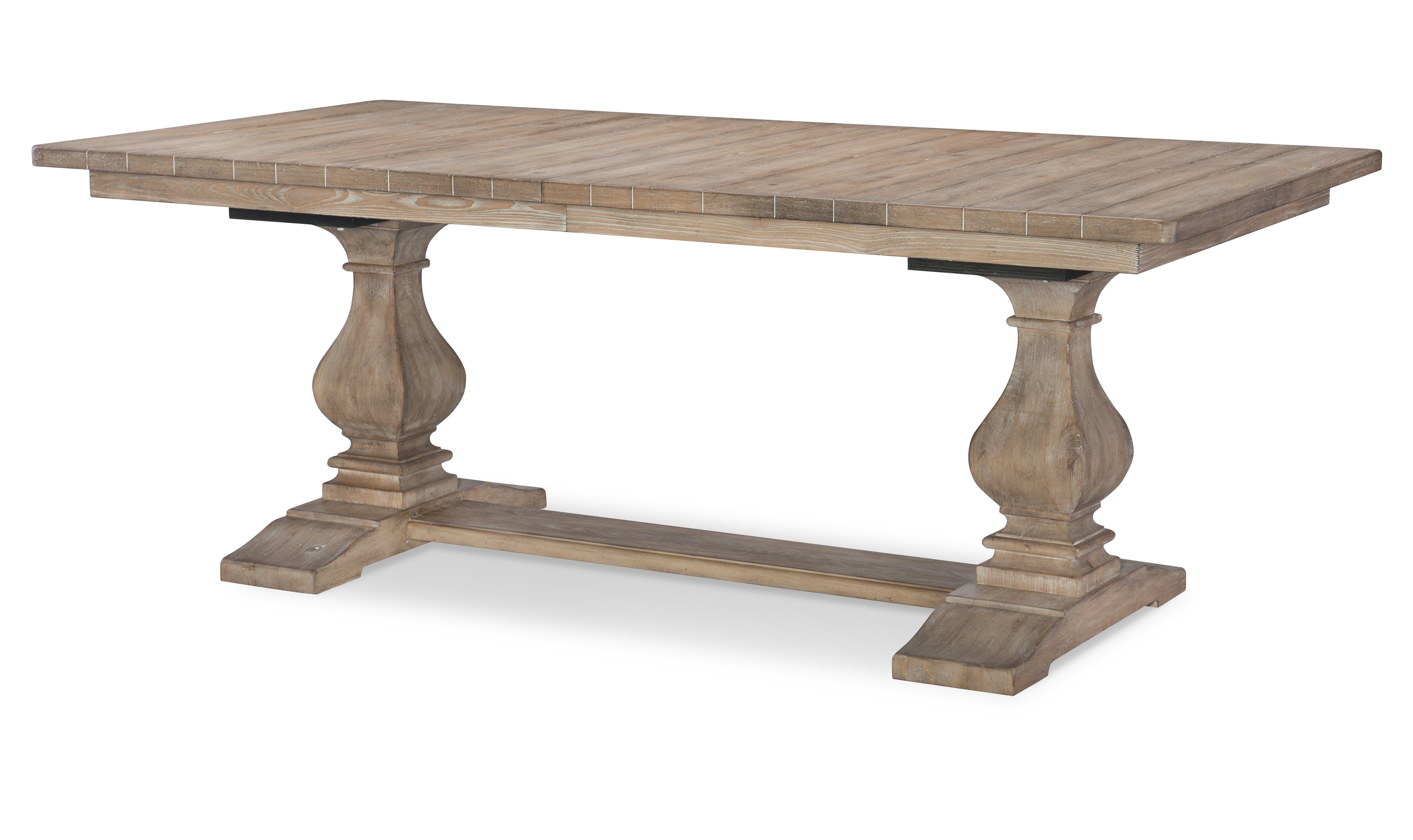 Legacy Monteverdi Sun Bleached Cypress Complete Rectangular Trestle Table