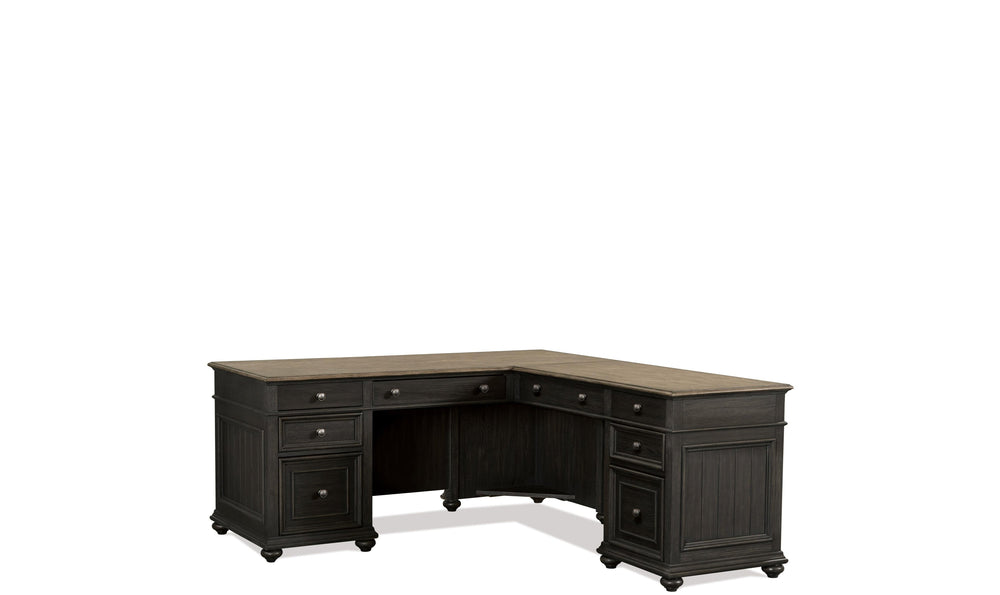 Regency L-desk And Return-Desks-Jennifer Furniture