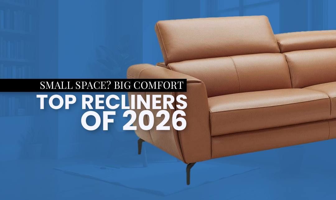 Best Reclining Sofa For Small Spaces in 2026 You Should Not Miss Out