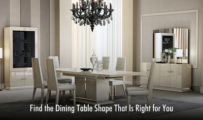 How To Choose The Right Dining Table Shape For Your Kitchen