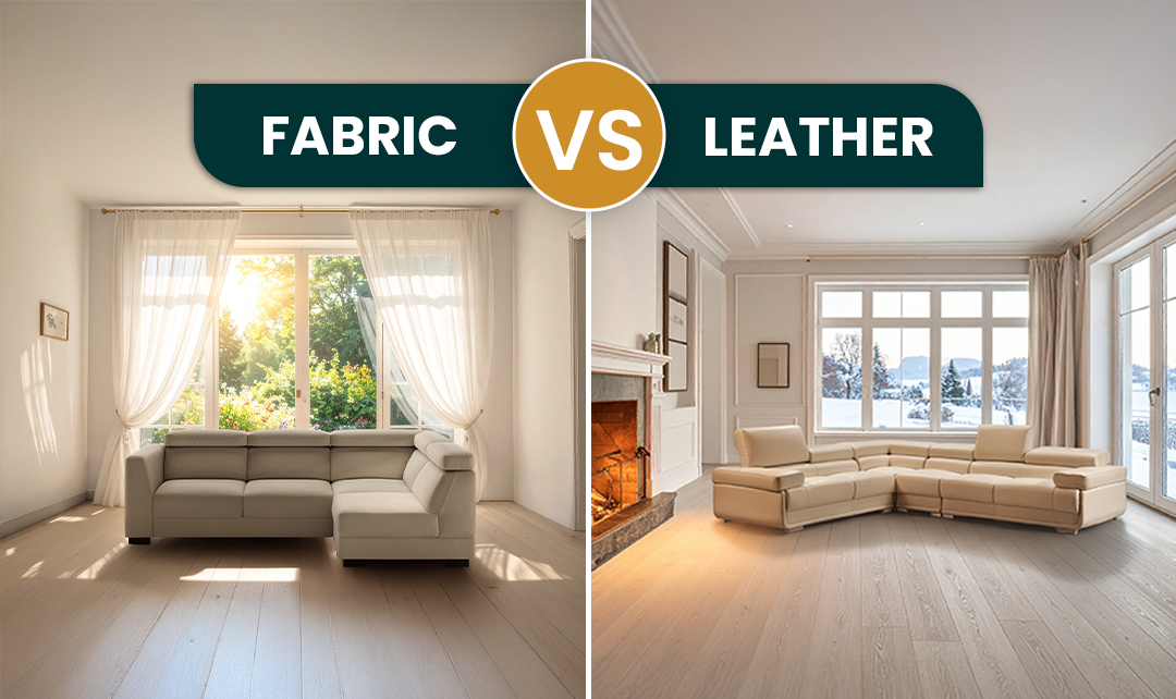 Leather vs Fabric Sectional Sofas