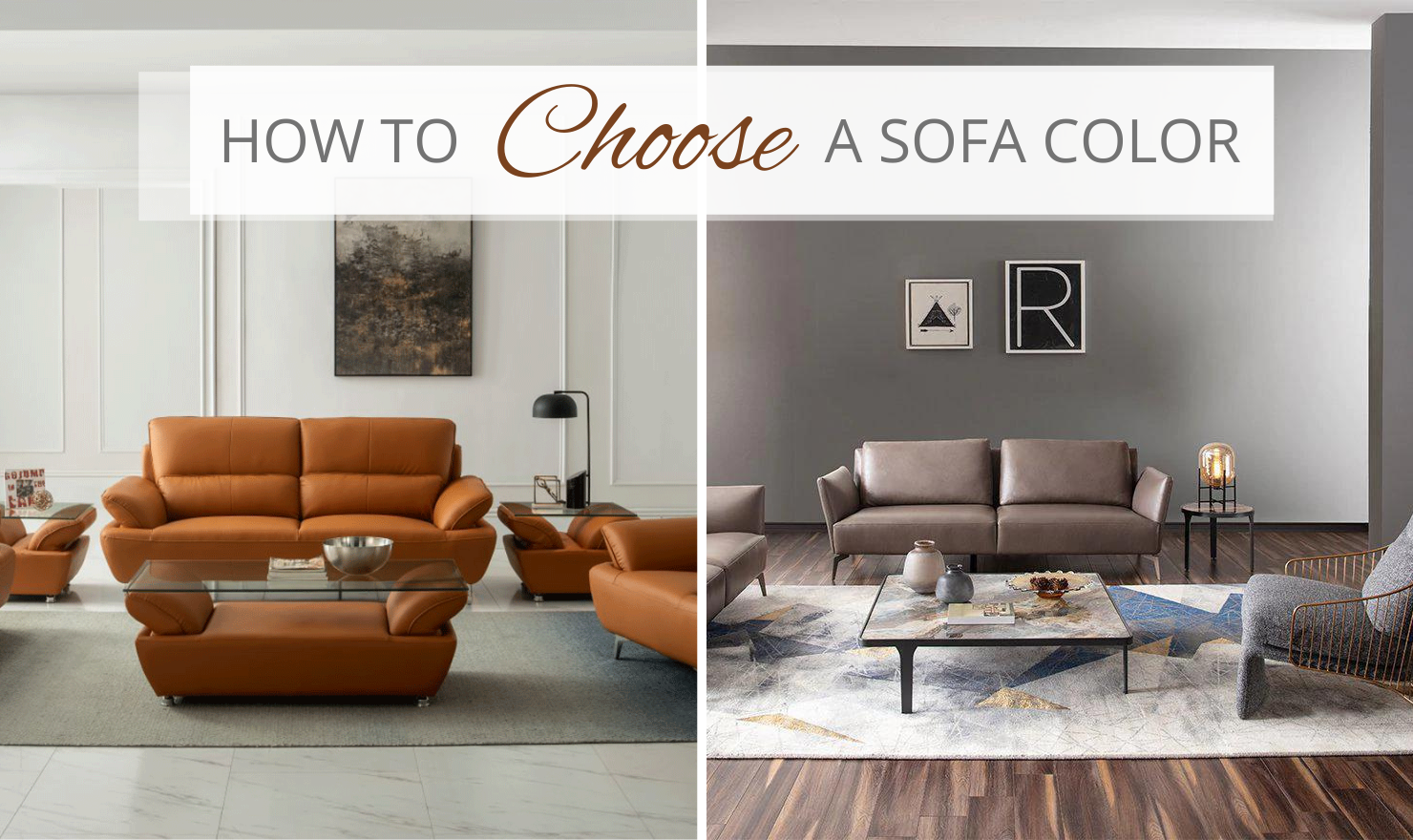 How to choose sofa color?