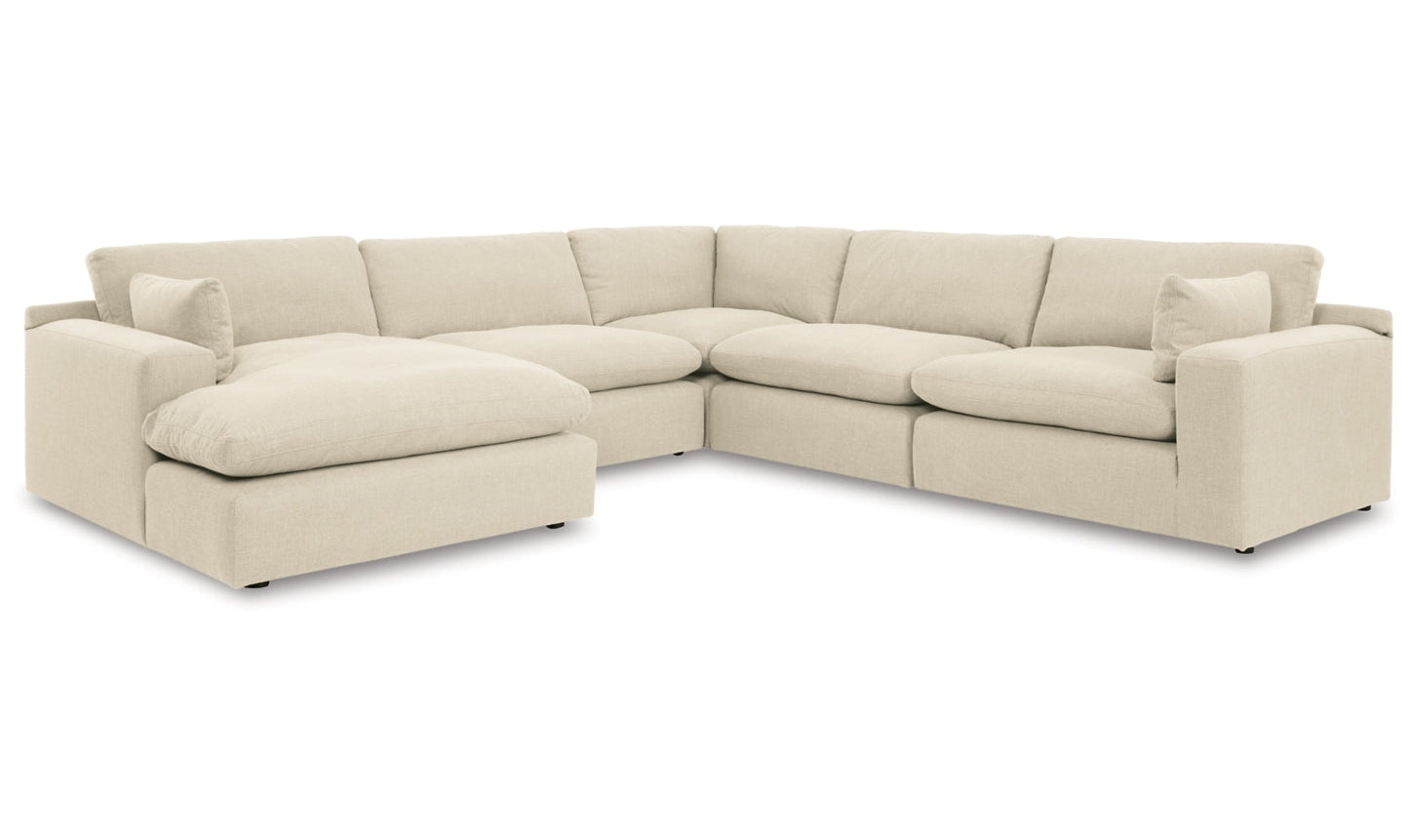 Modern Heritage Elyza L-Shaped Sectional Sofa with Chaise