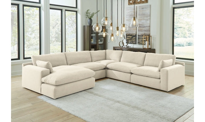 Modern Heritage Elyza L-Shaped Sectional Sofa with Chaise