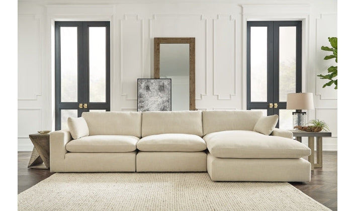 Modern Heritage Elyza L-Shaped Sectional Sofa with Chaise