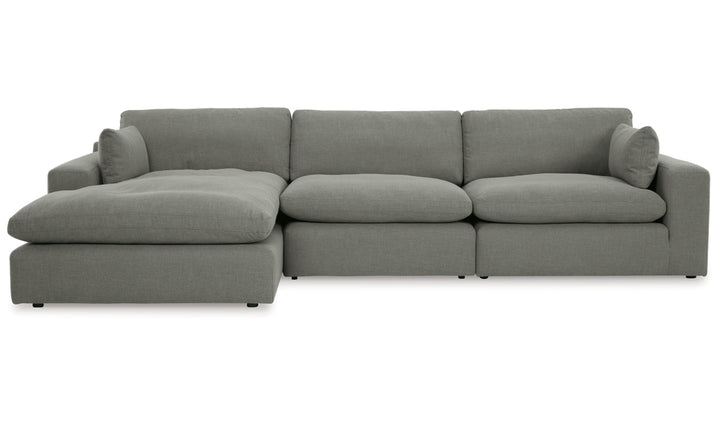 Modern Heritage Elyza L-Shaped Sectional Sofa with Chaise