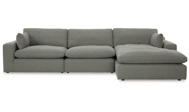 Modern Heritage Elyza L-Shaped Sectional Sofa with Chaise