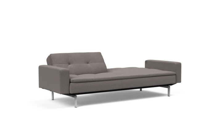 Innovation Living Dublexo 2-Seater Fabric Sleeper Sofa With Stainless Steel Legs-Jennifer Furniture
