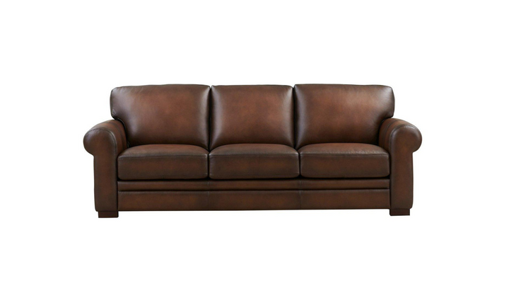 Hydeline Brookfield 3-Seater Waxy Pull-up Leather Sofa in Mocha Brown-Jennifer Furniture