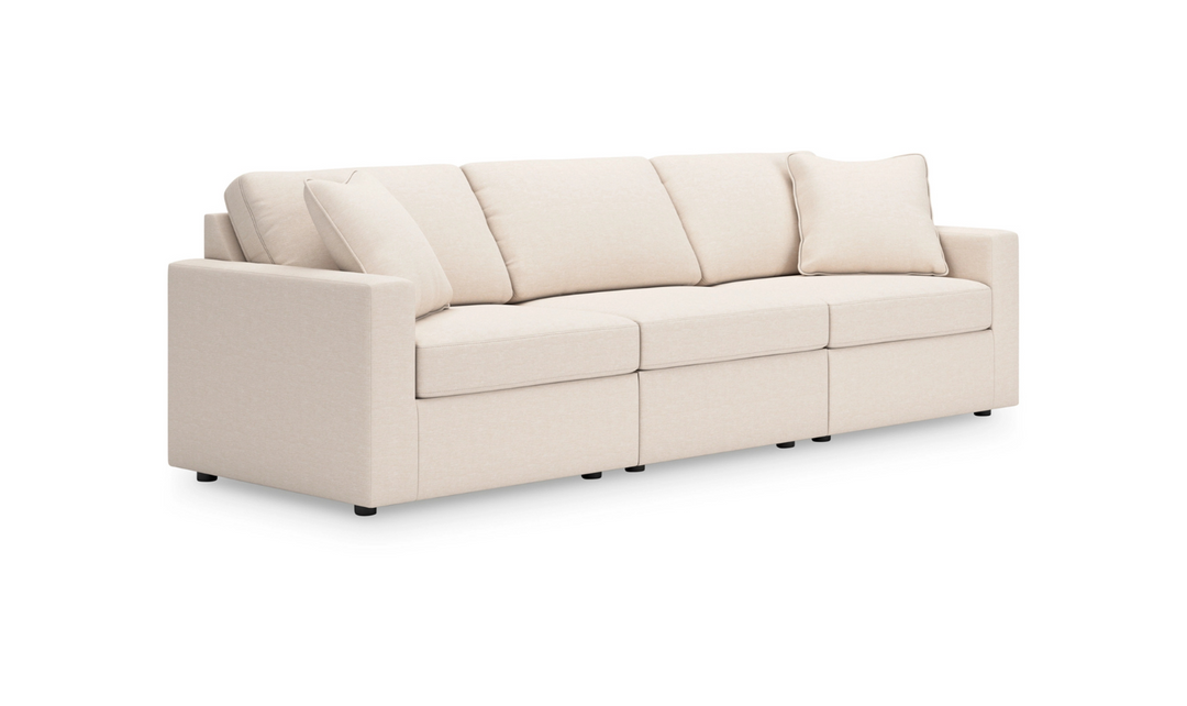Modern Heritage Modmax Fabric Sectional Sofa with Throw pillows