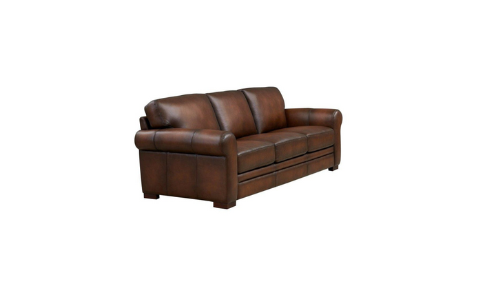 Hydeline Brookfield 3-Seater Waxy Pull-up Leather Sofa in Mocha Brown-Jennifer Furniture