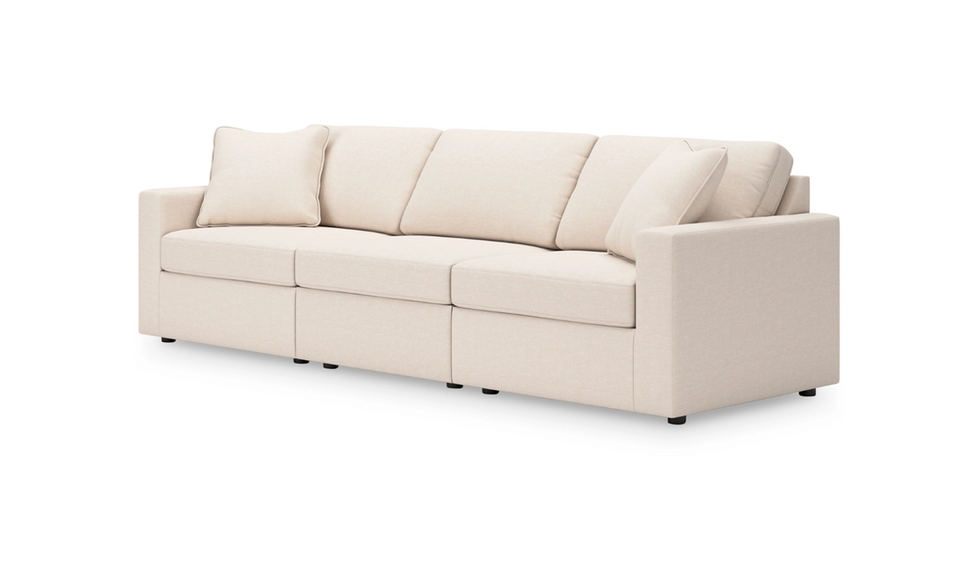 Modern Heritage Modmax Fabric Sectional Sofa with Throw pillows