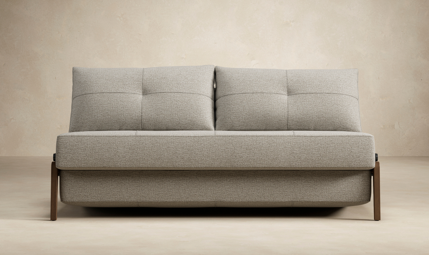 Innovation Living Cubed Fabric 2-Seater Queen Sized Sleeper Sofa With Hidden Bedding Storage-Jennifer Furniture