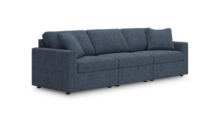 Modern Heritage Modmax Fabric Sectional Sofa with Throw pillows