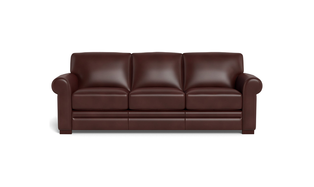 Hydeline Brookfield 3-Seater Waxy Pull-up Leather Sofa in Mocha Brown-Jennifer Furniture