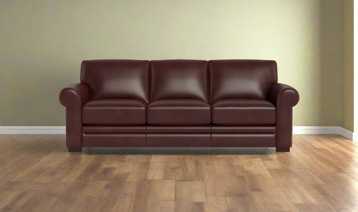 Hydeline Brookfield 3-Seater Waxy Pull-up Leather Sofa in Mocha Brown-Jennifer Furniture