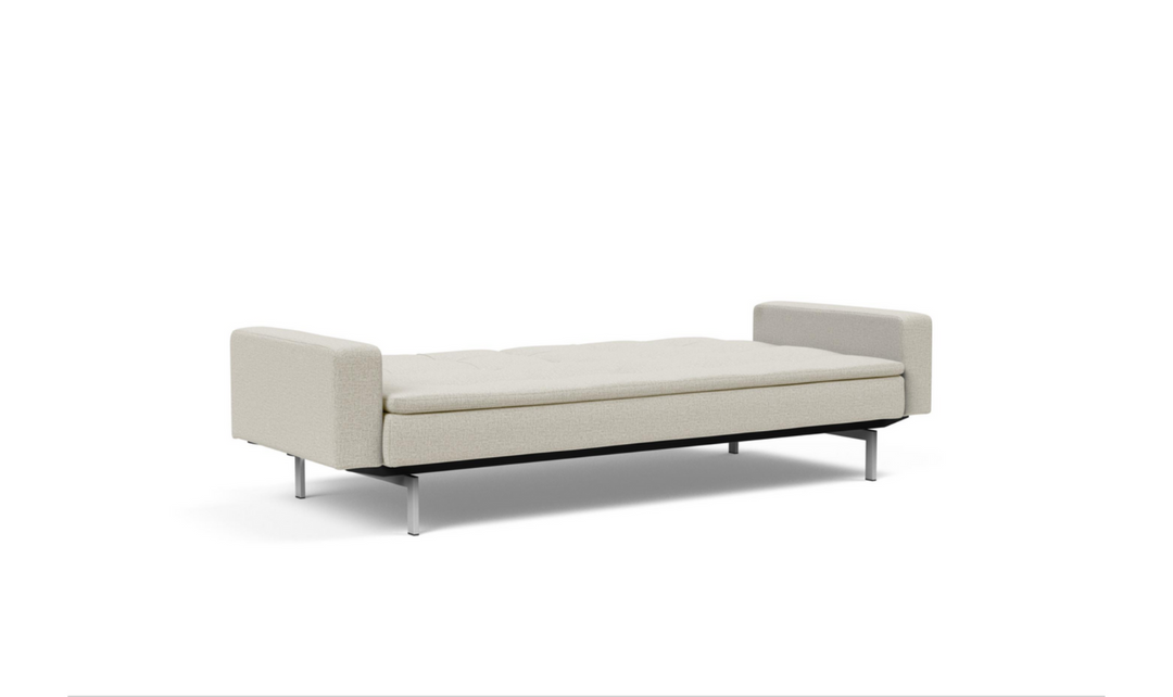 Innovation Living Dublexo 2-Seater Fabric Sleeper Sofa With Stainless Steel Legs-Jennifer Furniture
