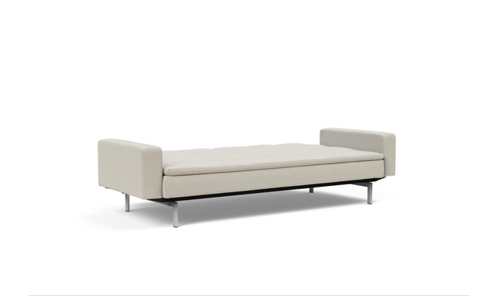 Innovation Living Dublexo 2-Seater Fabric Sleeper Sofa With Stainless Steel Legs-Jennifer Furniture
