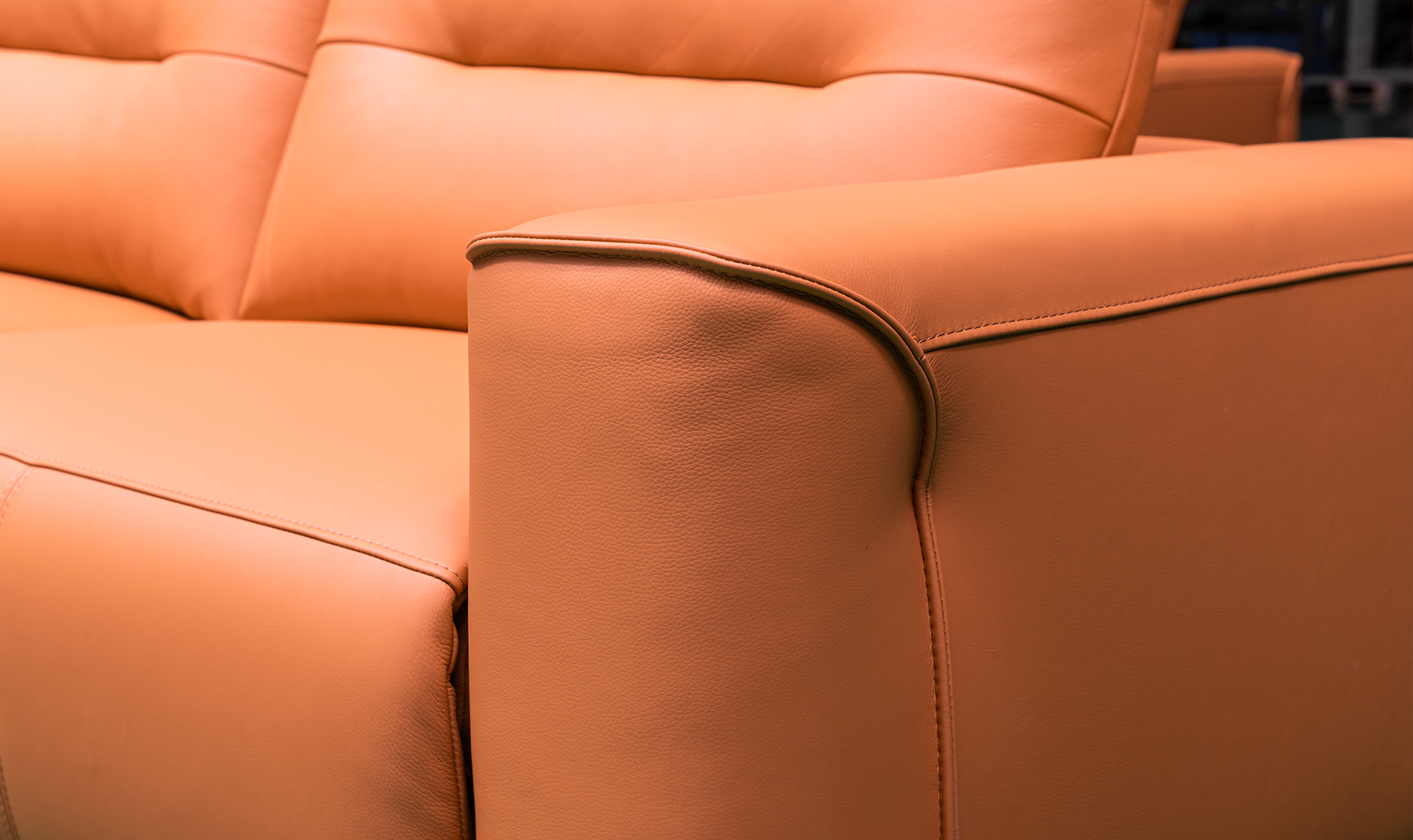 Klaussner Alessandro 3-Seater Leather Power Recliner Sofa