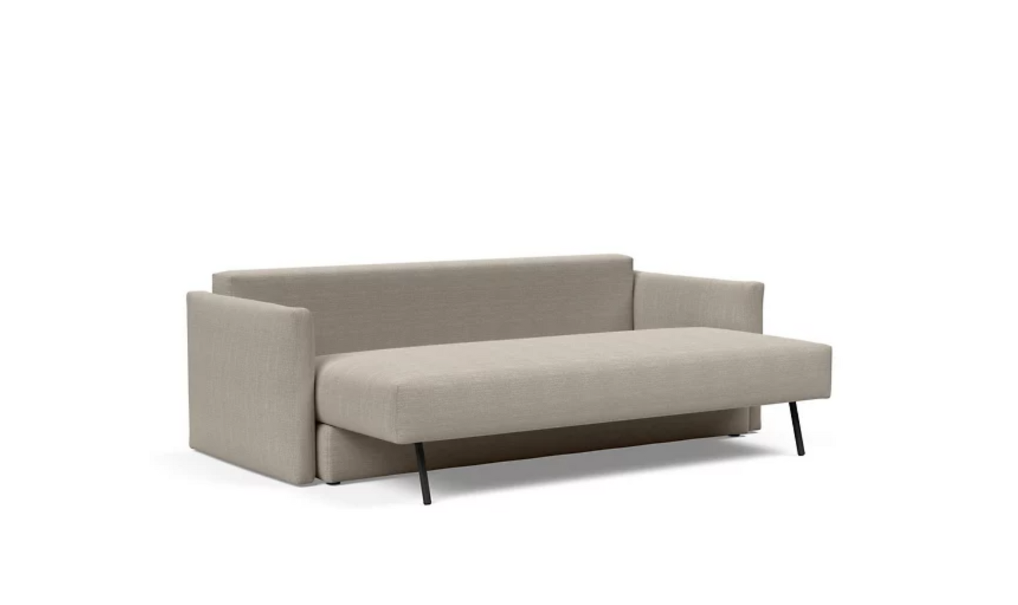 Innovation Living Tripi 2-Seater Fabric Sofa Bed With Integrated Storage-Jennifer Furniture