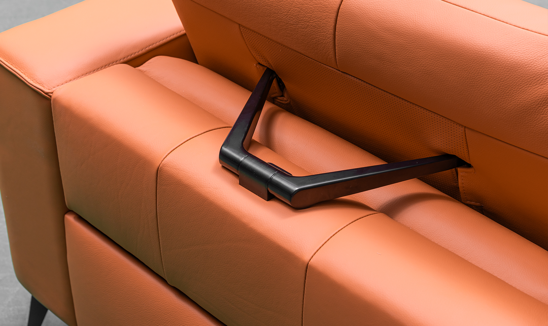 Klaussner Alessandro 3-Seater Leather Power Recliner Sofa