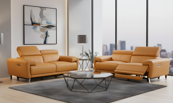 Klaussner Aurella Leather 2-piece Living Room Set