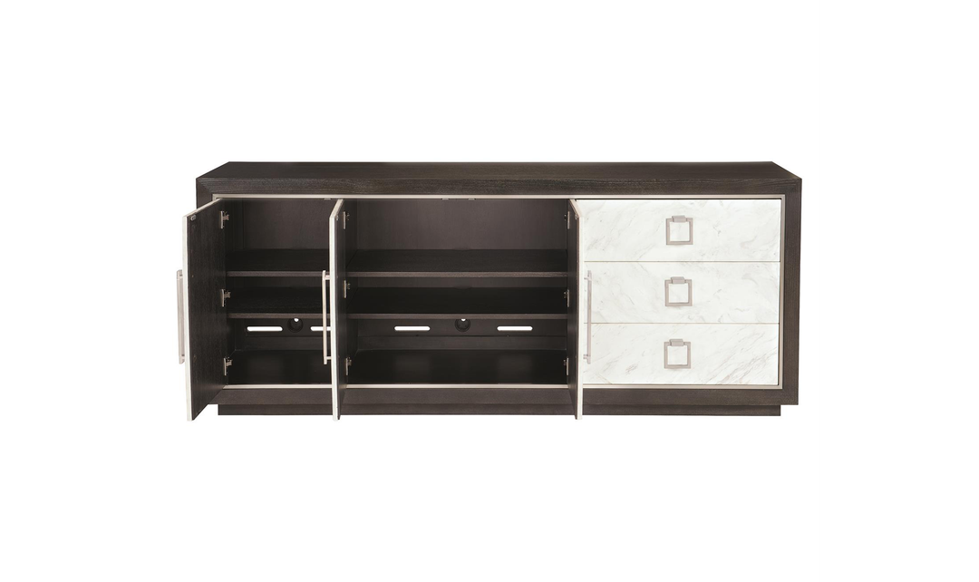 Bernhardt Decorage 84'' Contemporary Style Buffet with Adjustable Shelf