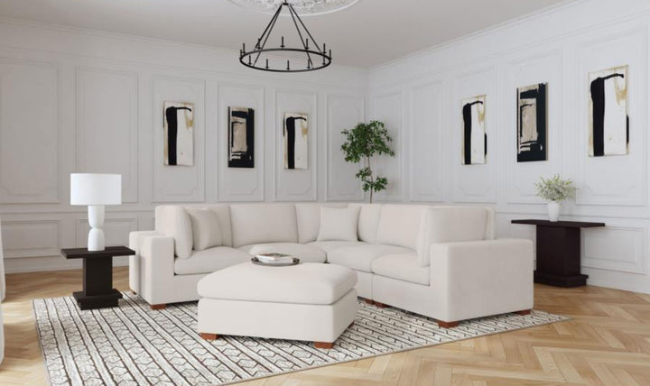 Coaster Lakeview Modular Sectional with Ottoman