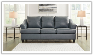 Genoa 3-Seater Queen Leather Sofa Sleeper-Jennifer