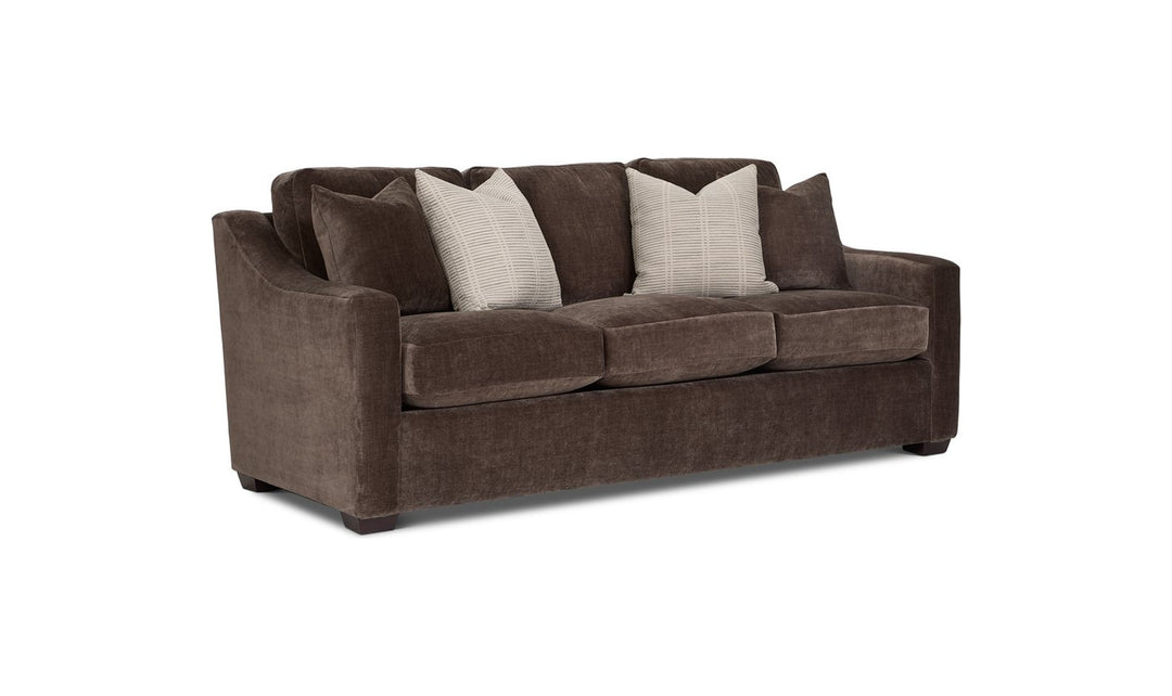 Klaussner Karson XL Sofa With Accent Pillows - Jennifer Furniture