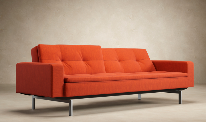 Innovation Living Dublexo 2-Seater Fabric Sleeper Sofa With Stainless Steel Legs-Jennifer Furniture