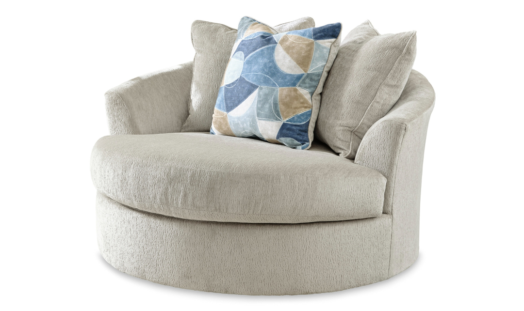 Modern Heritage Maxon Place Oversized Swivel Accent Chair-Jennifer Furniture