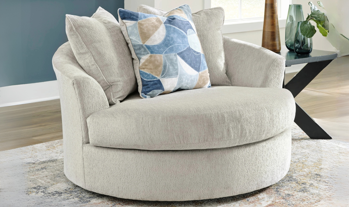 Modern Heritage Maxon Place Oversized Swivel Accent Chair-Jennifer Furniture
