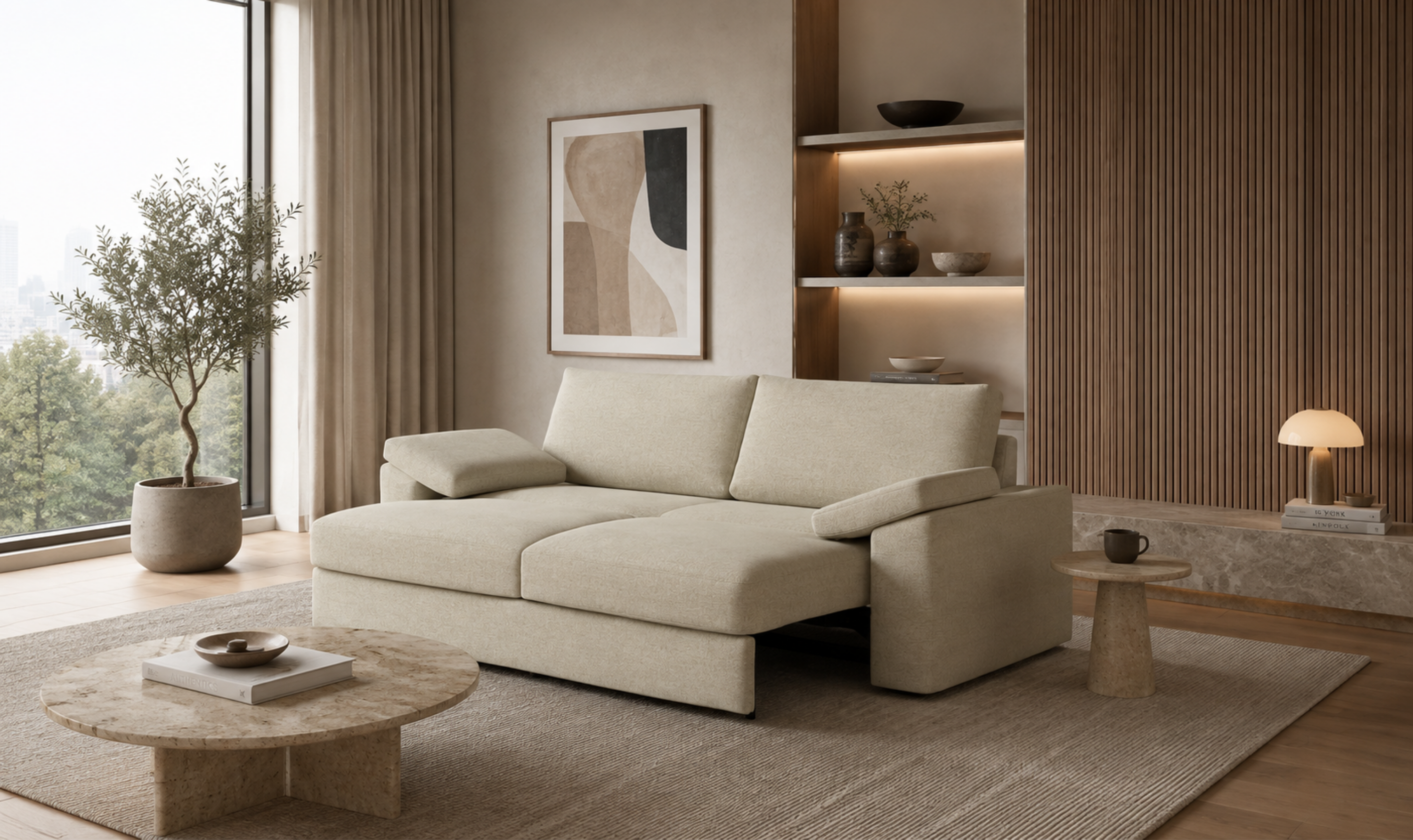 Innovation Living Vilander Full-Size Sofa Bed With Premium Mattress