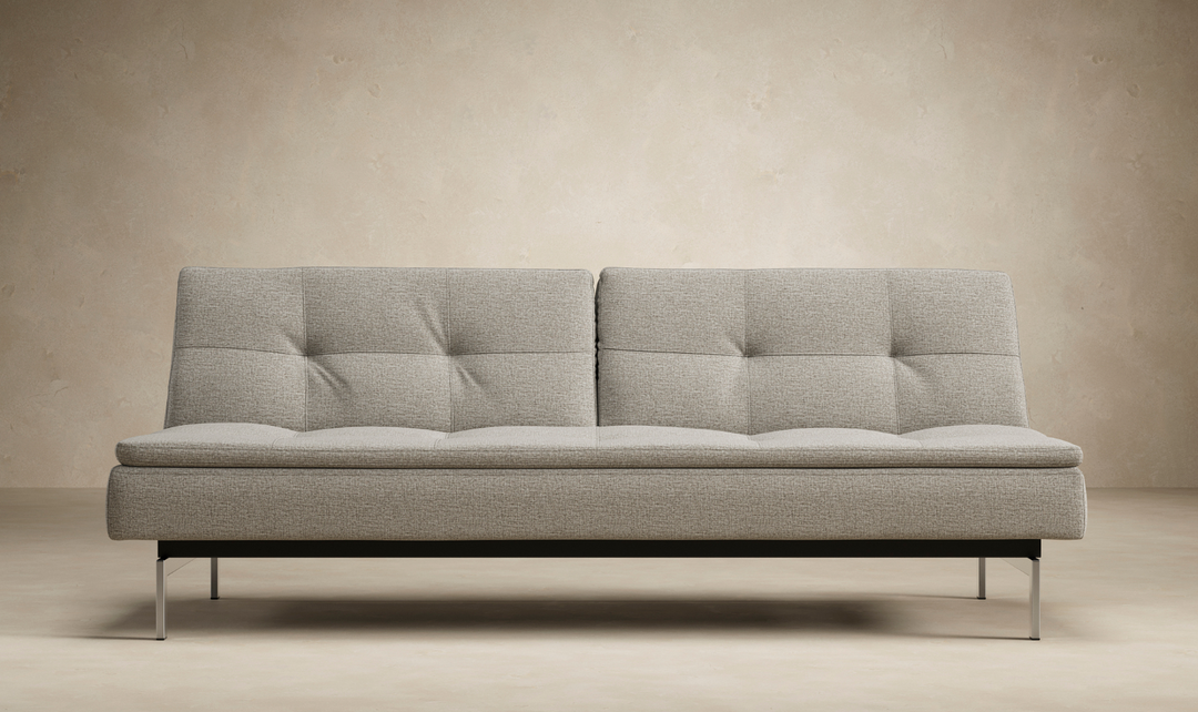 Innovation Living Dublexo 2-Seater Fabric Sleeper Sofa With Stainless Steel Legs-Jennifer Furniture