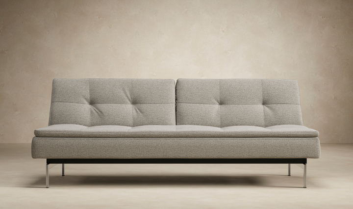 Innovation Living Dublexo 2-Seater Fabric Sleeper Sofa With Stainless Steel Legs-Jennifer Furniture